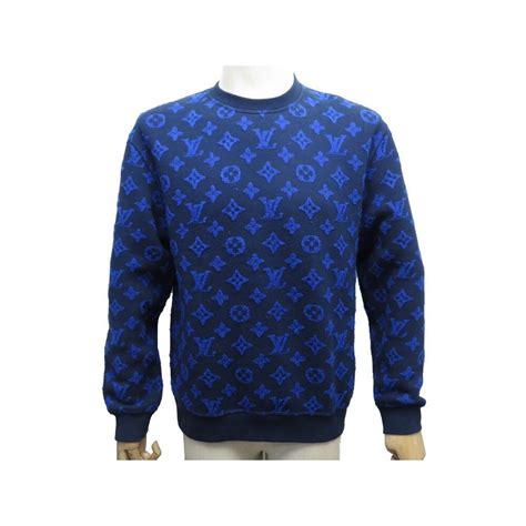 pull louis vuitton homme bleu|Pull en cachemire .